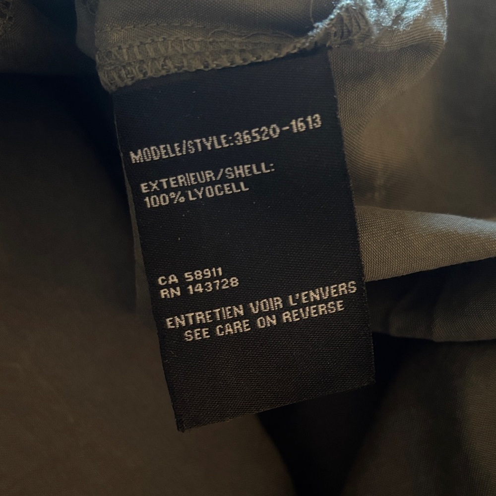 Tribal Olive Green Lightweight Button Pullover Top - Picture 3 of 4